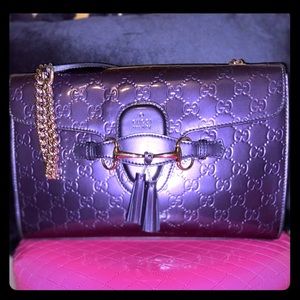 Gucci Emily Chain Flap Guccissima Shoulder handbag